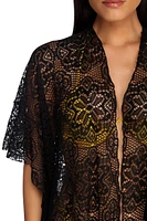 Ruffled Lace Kimono