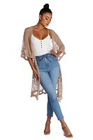 Lady Like Layers Kimono Cover Up