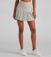 Totally Fab Plaid Skort