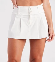 Trendy Fun Pleated Micro Mini Skirt