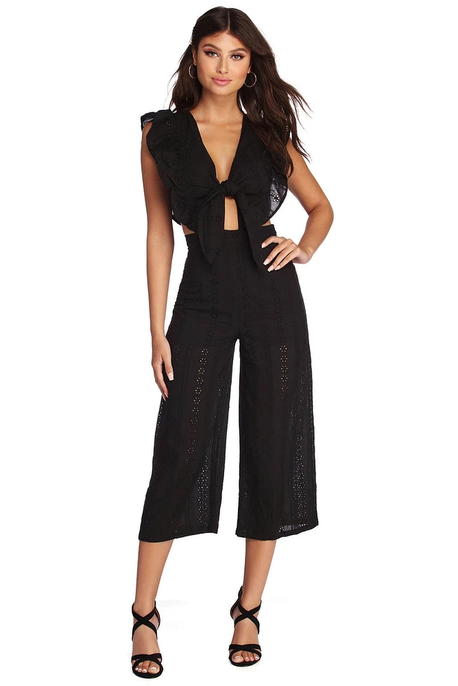 Radiant Ruffles Jumpsuit