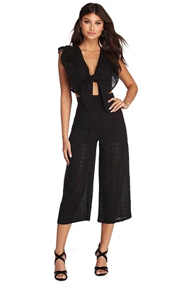 Radiant Ruffles Jumpsuit