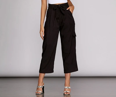 Precious Cargo Tie Waist Pants