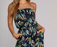 Leaf Through Wide-Leg Jumpsuit