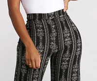 Bring On The Boho Vibes Printed Pants