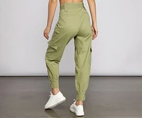 Boldly Belted Cargo Joggers