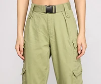 Boldly Belted Cargo Joggers