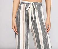 Stylish Vibes Striped Wide-Leg Pants