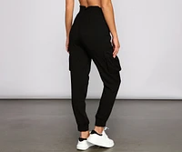 Trendy Moment Cargo Joggers