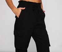 Trendy Moment Cargo Joggers