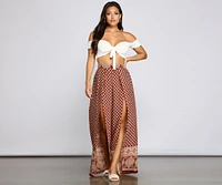 Bohemian Gaze High Waist Pants