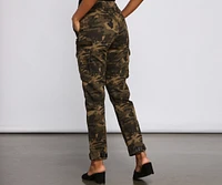 Lowkey Style High Rise Cargo Joggers