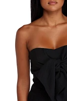 Don't Front Strapless Jumpsuit