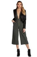 Trendsetter Stripes Culotte Jumpsuit