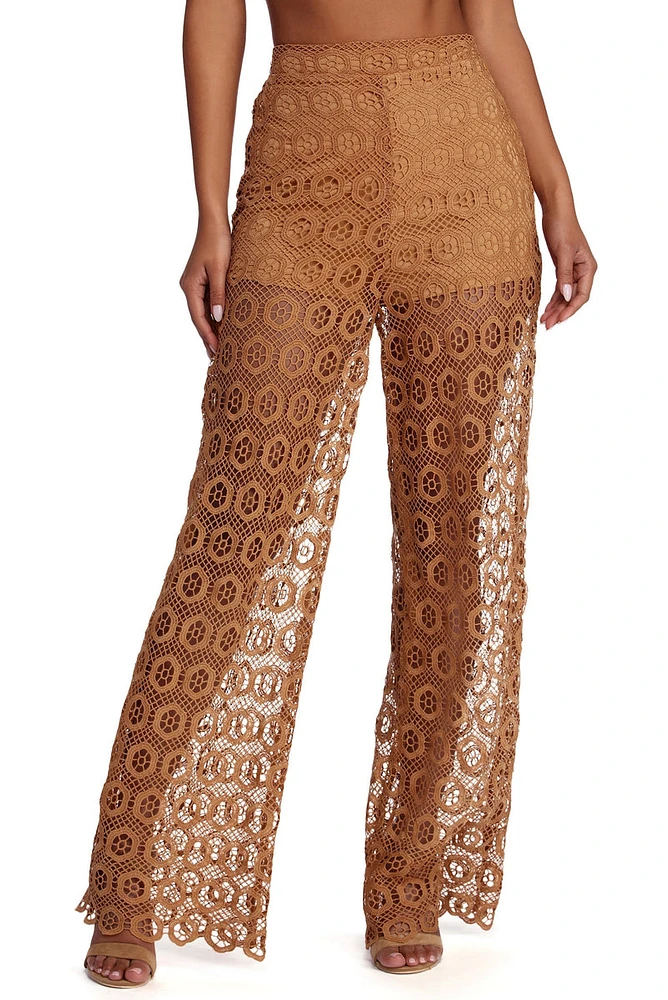 Crochet Pleasure Wide Leg Pants