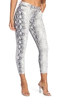 Skinny Snake Print Pants