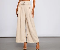 High Waist Flared Corduroy Pants