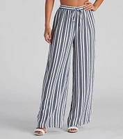 Sunday's Match Striped Wide Leg Pants