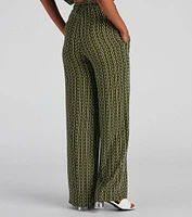 Line High Rise Striped Pants