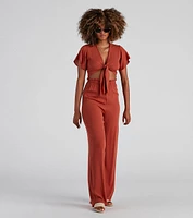 Weekend Mood Wide-Leg Pants