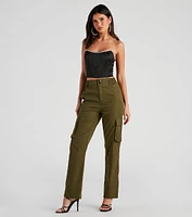 Casual Slay Wide-Leg Cargo Pants