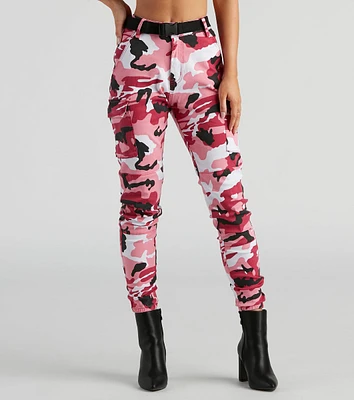 Blend Mid-Rise Camo Joggers