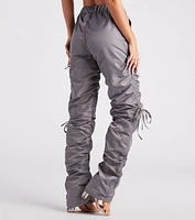 Finish Line High-Rise Knee Slit Joggers