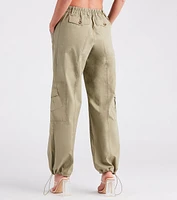 Major Cool Girl Parachute Cargo Pants