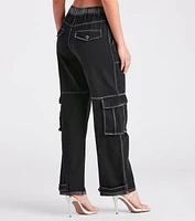 Casual Hangout Straight-Leg Cargo Pants