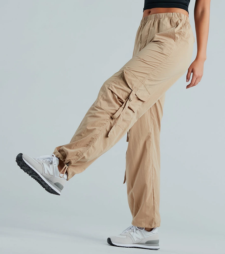 Effortless Edge Wide-Leg Cargo Pants