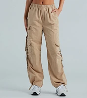 Effortless Edge Wide-Leg Cargo Pants