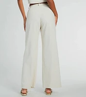 All Play Wide Leg Linen Trouser Pants