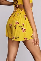 Fabulous Floral Flowy Shorts