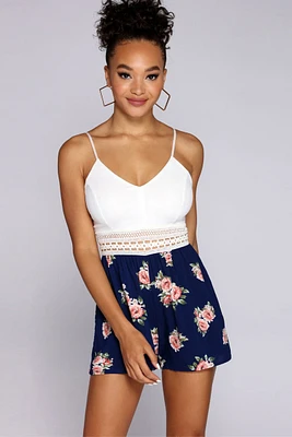 Better Than One Floral Romper