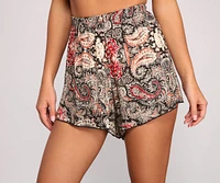 Stunning Boho Vibes Woven Shorts