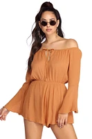 Beauty Bell Sleeve Romper