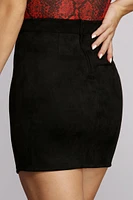 Must Have Faux Suede Skirt