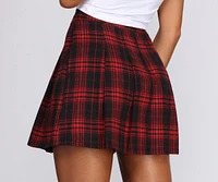 Preppy And Pleated Skirt