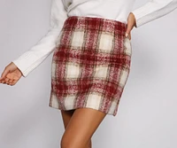 Chic Plaid Mini Skirt