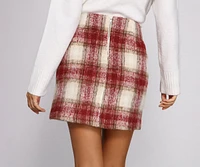 Chic Plaid Mini Skirt