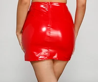 Bold Spirit Lace Up Mini Skirt