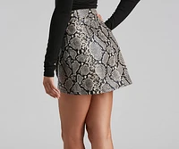 Stylish Vixen Belted Mini Skirt