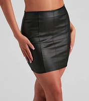 Classic Sleek Bodycon Mini Skirt