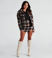 Hometown Girl Plaid Mini Skirt