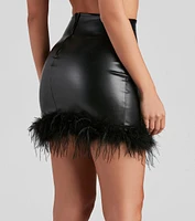 Ruffle My Feathers Mini Skirt