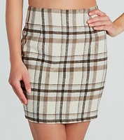 Forever Plaid Woven Skirt