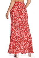 On Vacay Floral Maxi Skirt