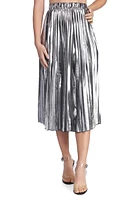 Metallic Babe Midi Skirt