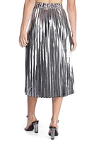 Metallic Babe Midi Skirt