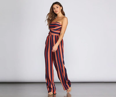 Sassy Stripes Jumpsuit